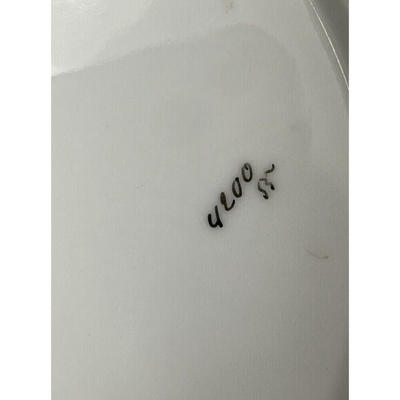 Handpainted Bavarian German Pink Lillies Porcelain Round Serving Tray 4200/55 - Picture 11 of 15